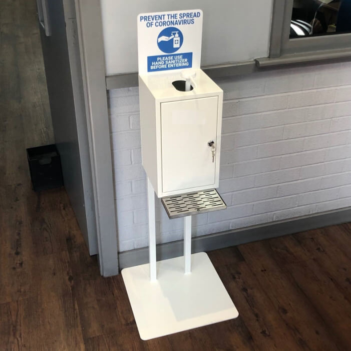 5000ml Secure Lockable Sanitiser Station