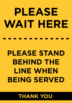 Distancing A Board Sign 1