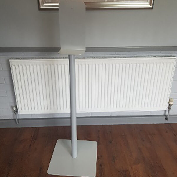 Powder Coated Stainless Steel Sanitiser Stand