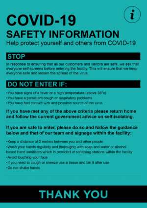 Safety A Board Sign 3